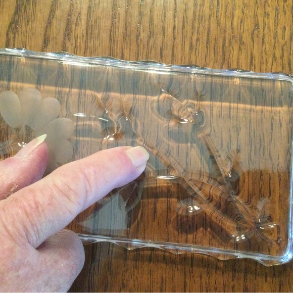 5 Piece Vintage 1980s Princess House Lead Crystal Vanity Set - Picture 5 of 5